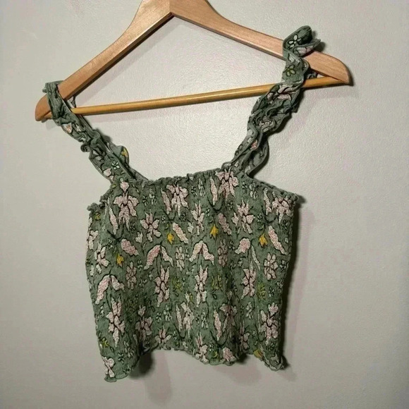 Aerie boho floral tank top S - Picture 2 of 5